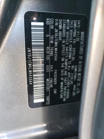JN1BJ1CW4LW643564 Nissan Rogue Sport S