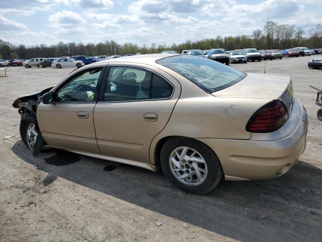 PONTIAC GRAND AM 2004 gold  gas 1G2NF52E54C209978 photo #3