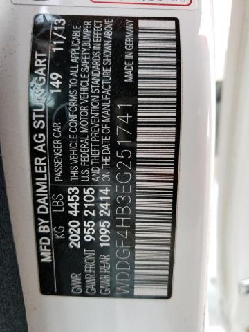 WDDGF4HB3EG251741 Mercedes-Benz C 250