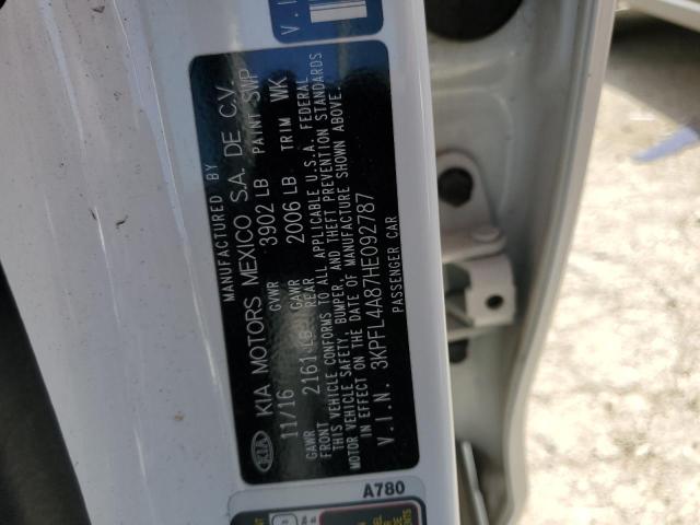 3KPFL4A87HE092787 KIA FORTE EX