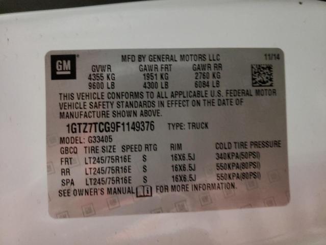 2015 GMC SAVANA G35 1GTZ7TCG9F1149376