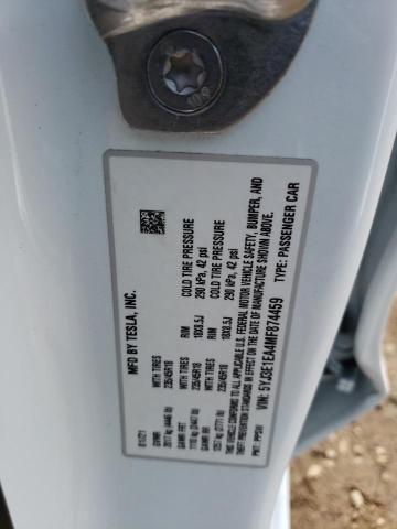 5YJ3E1EA4MF874459 Tesla MODEL 3