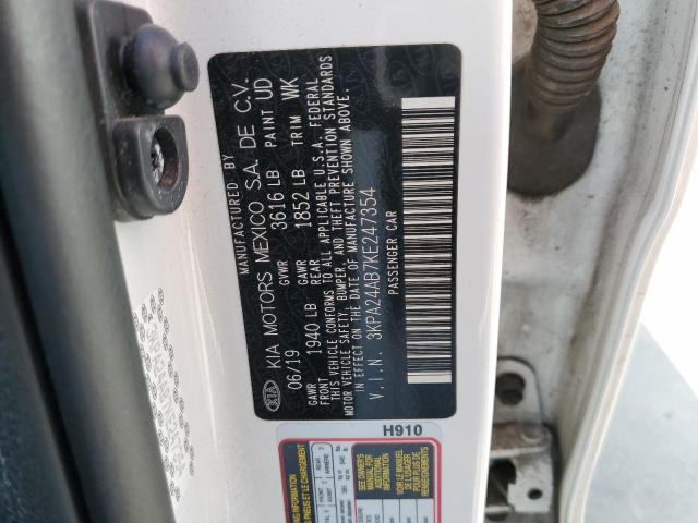 3KPA24AB7KE247354 KIA RIO S