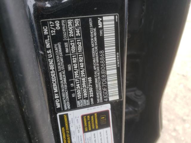 4JGDF7DE8JB068868 Mercedes-Benz Gls 550 4matic