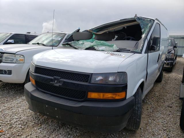 Salvage cars for sale from Copart New Braunfels, TX: 2020 Chevrolet Express G2500