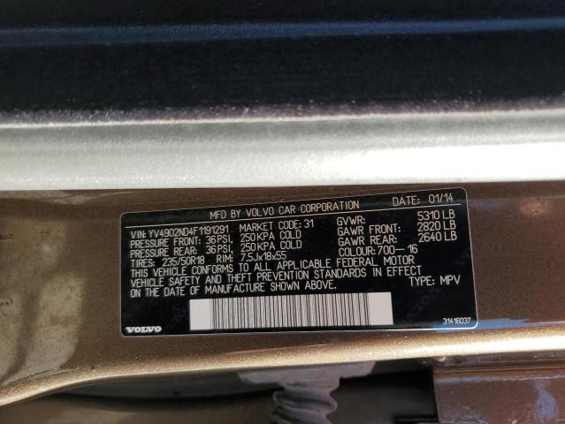 YV4902ND4F1191291 Volvo Xc70 T6 Platinum