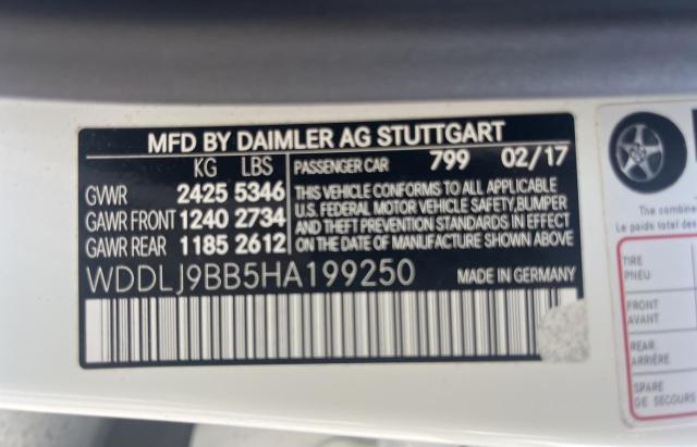 2017 MERCEDES-BENZ CLS 550 4M - WDDLJ9BB5HA199250