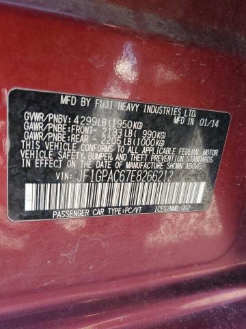 JF1GPAC67E8266212 Subaru Impreza Premium