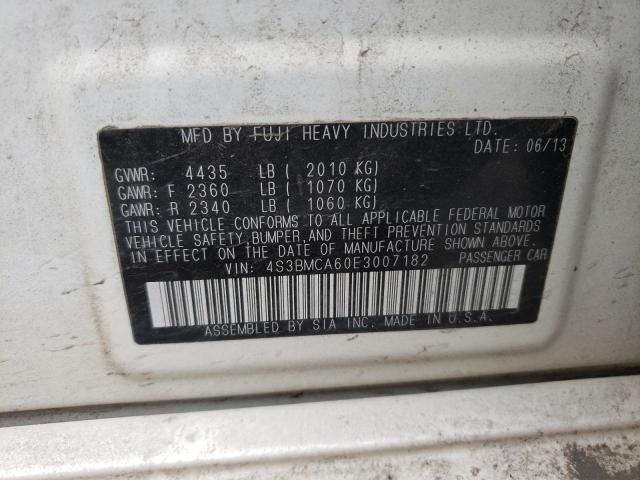 4S3BMCA60E3007182 Subaru Legacy 2.5i