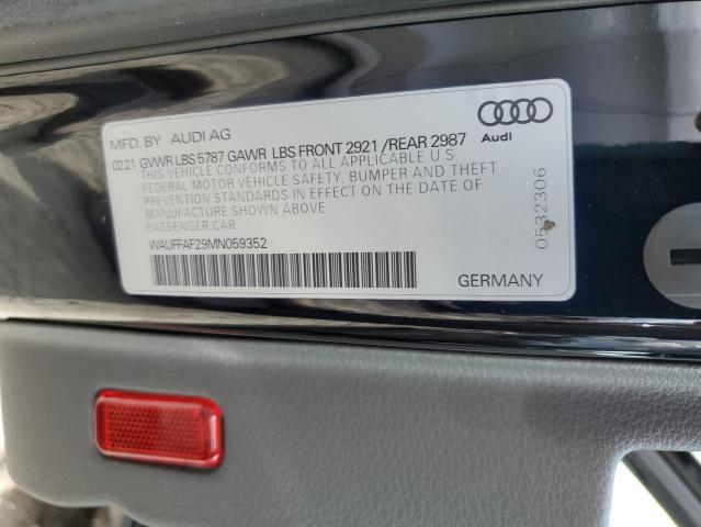 2021 AUDI S6 PRESTIG - WAUFFAF29MN059352