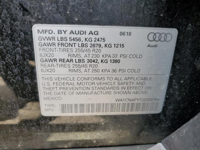 2018 AUDI Q5 PRESTIG - WA1CNAFY7J2200164
