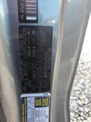 KNAFZ6A33G5590281 KIA FORTE SX