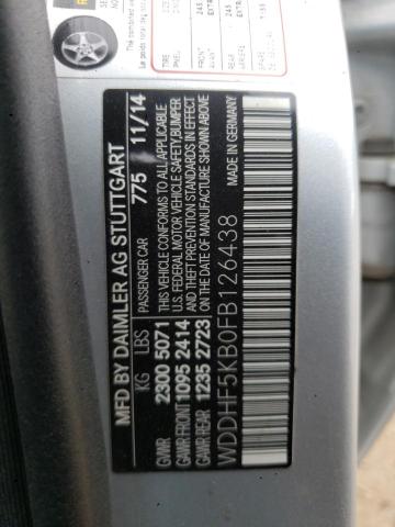 WDDHF5KB0FB126438 Mercedes-Benz E 350