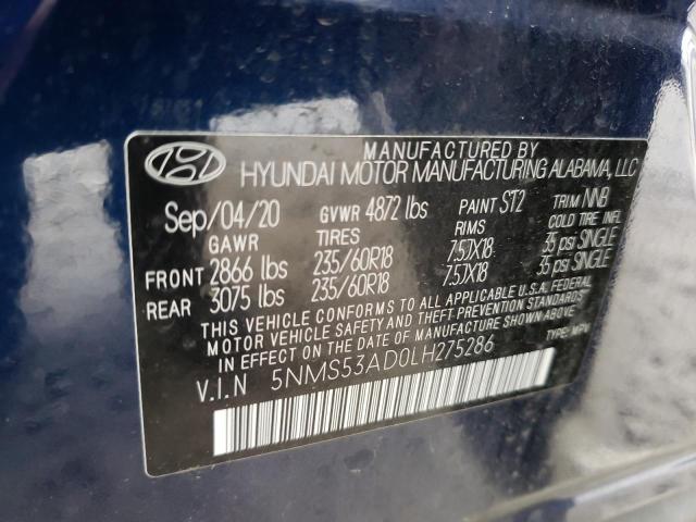 2020 HYUNDAI SANTA FE L - 5NMS53AD0LH275286