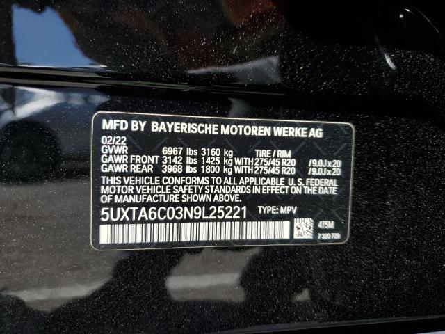 5UXTA6C03N9L25221 BMW X5 Xdrive45e