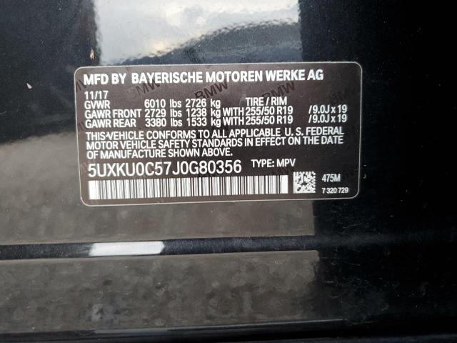 VIN 5UXKU0C57J0G80356 2018 BMW X6, Sdrive35I no.14