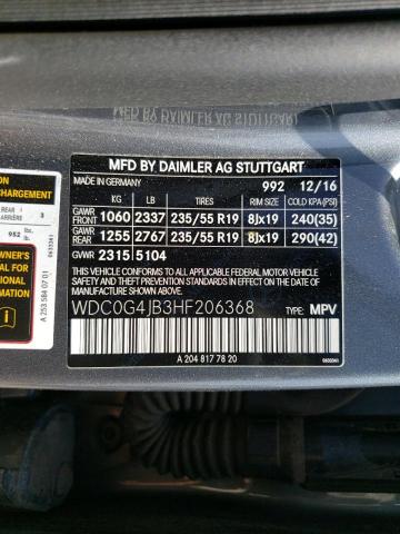 WDC0G4JB3HF206368 Mercedes-Benz GLC 300