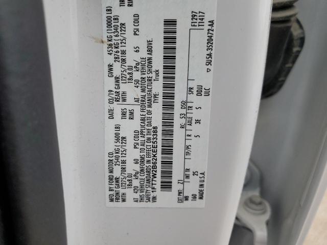 1FT7W2B62KEE53388 Ford F250 Super Duty
