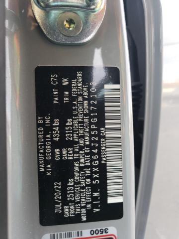 5XXG64J25PG172103 KIA K5 GT LINE
