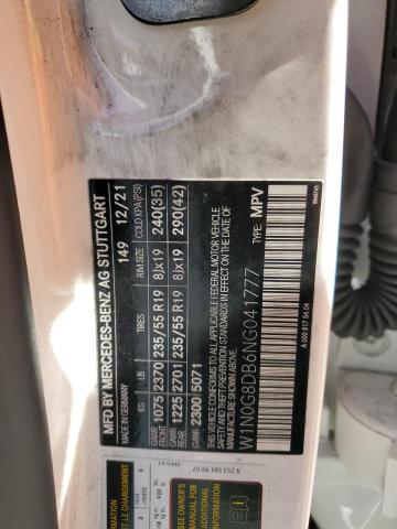 W1N0G8DB6NG041777 Mercedes-Benz GLC 300