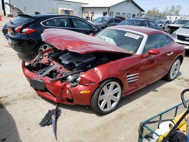 Chrysler Crossfire salvage cars for sale: 2004 Chrysler Crossfire Limited