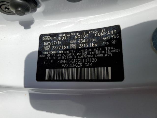 2016 HYUNDAI GENESIS CO - KMHHU6KJ7GU137130