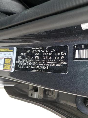 3KPF44AC9ME409643 KIA FORTE GT