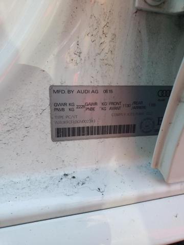 2016 AUDI A4 TECHNIK WAUKFCFL0GN002383