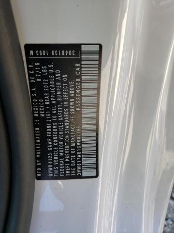 2016 VOLKSWAGEN GOLF BASE 3VW817AU1GM007795