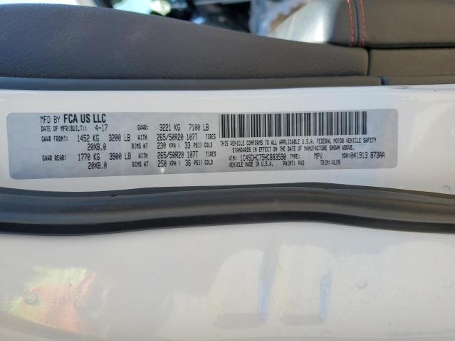 1C4SDHCT5HC883590 Dodge Durango R/t