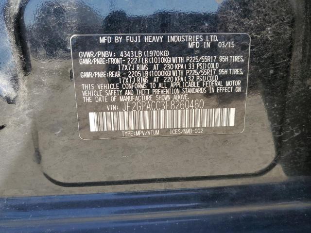 JF2GPACC3F8260460 Subaru Xv Crosstrek 2.0 Premium