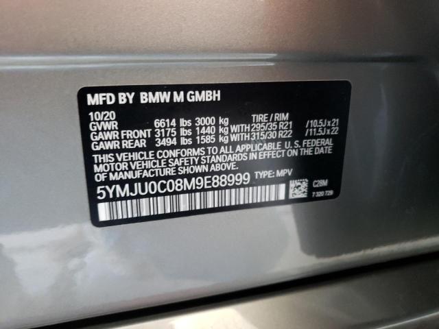 2021 BMW X5 M - 5YMJU0C08M9E88999