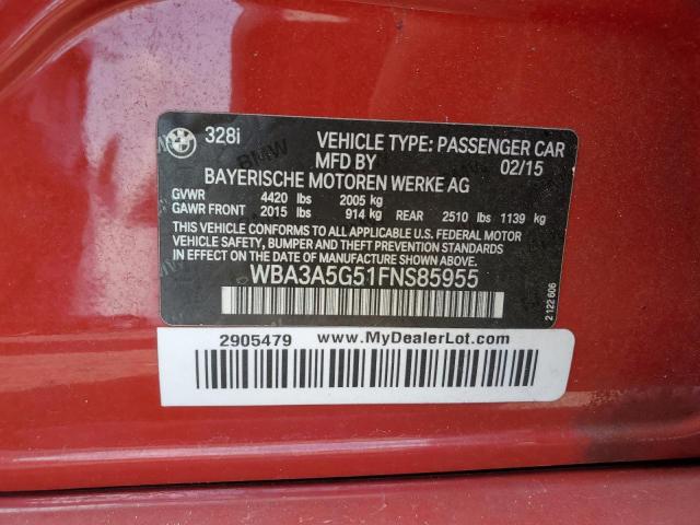 2015 BMW 328 I - WBA3A5G51FNS85955