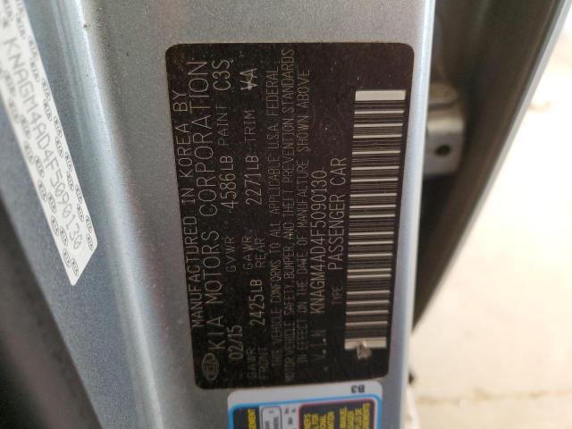 KNAGM4AD4F5090130 KIA OPTIMA HYBRID