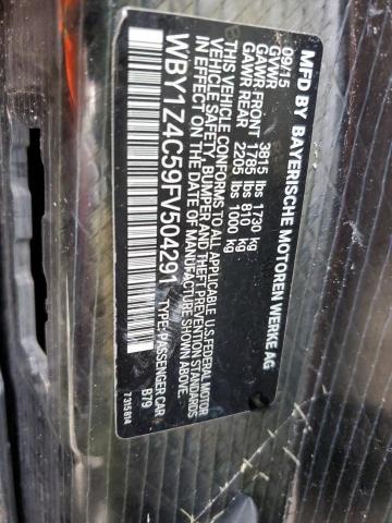 2015 BMW I3 REX - WBY1Z4C59FV504291