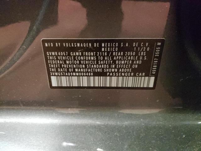 2021 VOLKSWAGEN GOLF - 3VWG57AU9MM006468