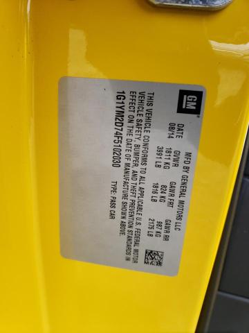 2015 CHEVROLET CORVETTE S - 1G1YM2D74F5102030