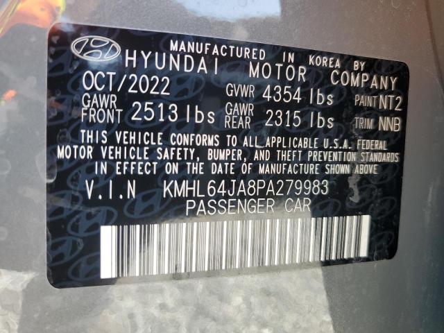 KMHL64JA8PA279983 Hyundai SONATA SEL