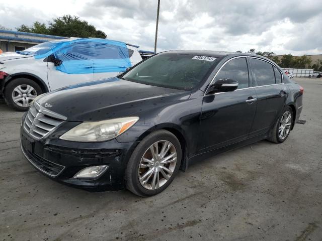 Salvage cars for sale from Copart Orlando, FL: 2013 Hyundai Genesis 3.8L