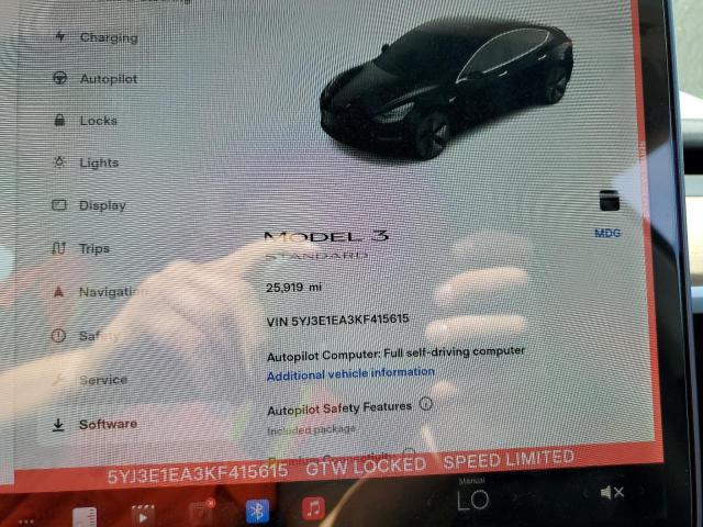 5YJ3E1EA3KF415615 Tesla MODEL 3