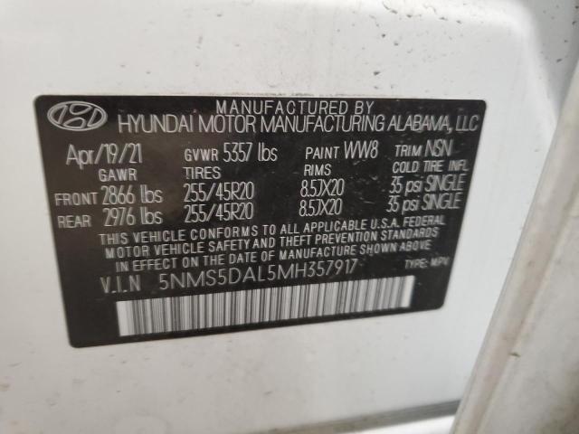 2021 HYUNDAI SANTA FE C 5NMS5DAL5MH357917