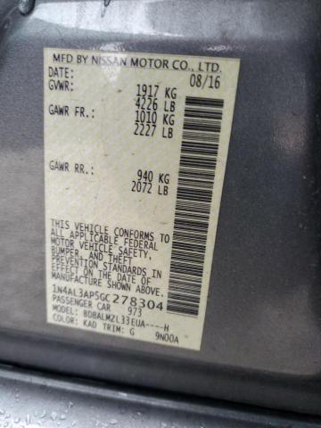 1N4AL3AP5GC278304 Nissan ALTIMA 2.5