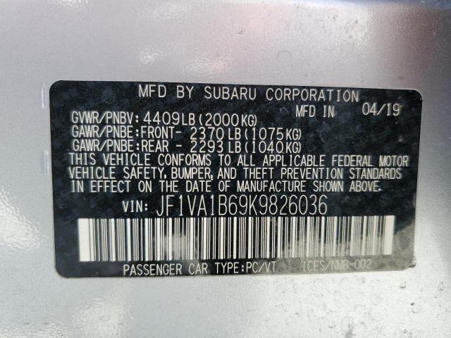 JF1VA1B69K9826036 Subaru Wrx Premium