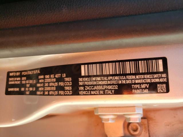 ZACCJABB6JPH96232 Jeep Renegade Latitude