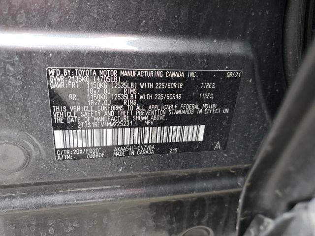 2021 TOYOTA RAV4 TRD O - 2T3S1RFV4MW225231