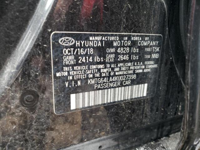 2019 GENESIS G70 ADVANC KMTG64LA4KU027398