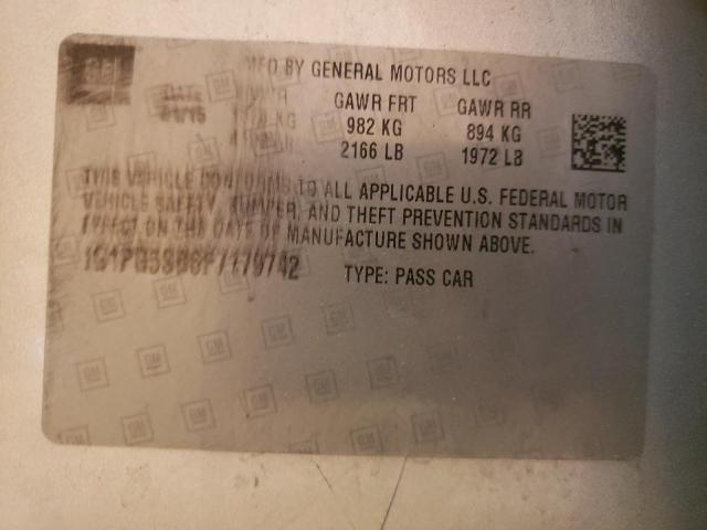 2015 CHEVROLET CRUZE LTZ - 1G1PG5SB6F7179742