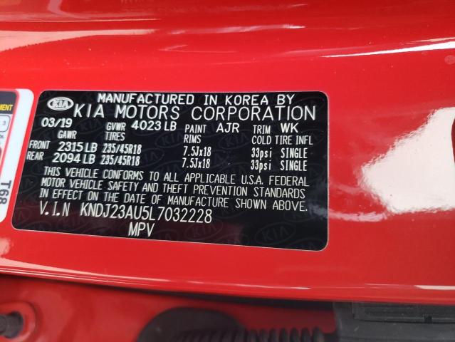 KNDJ23AU5L7032228 KIA SOUL LX