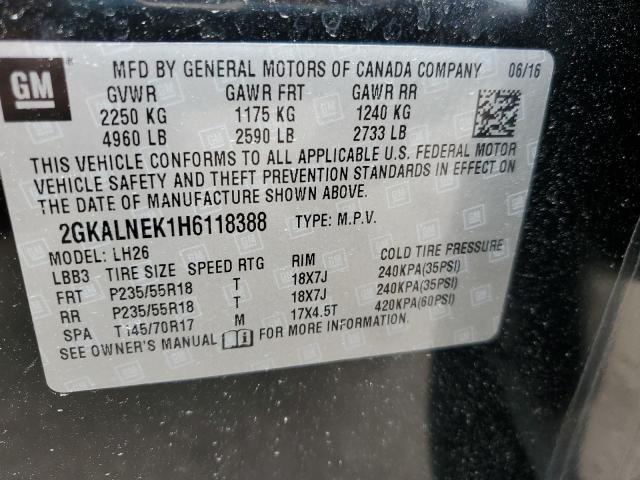 2017 GMC 2500HD 2GKALNEK1H6118388