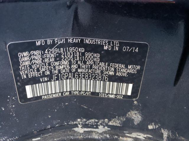 JF1GPAL63E8323876 Subaru Impreza Sport Premium